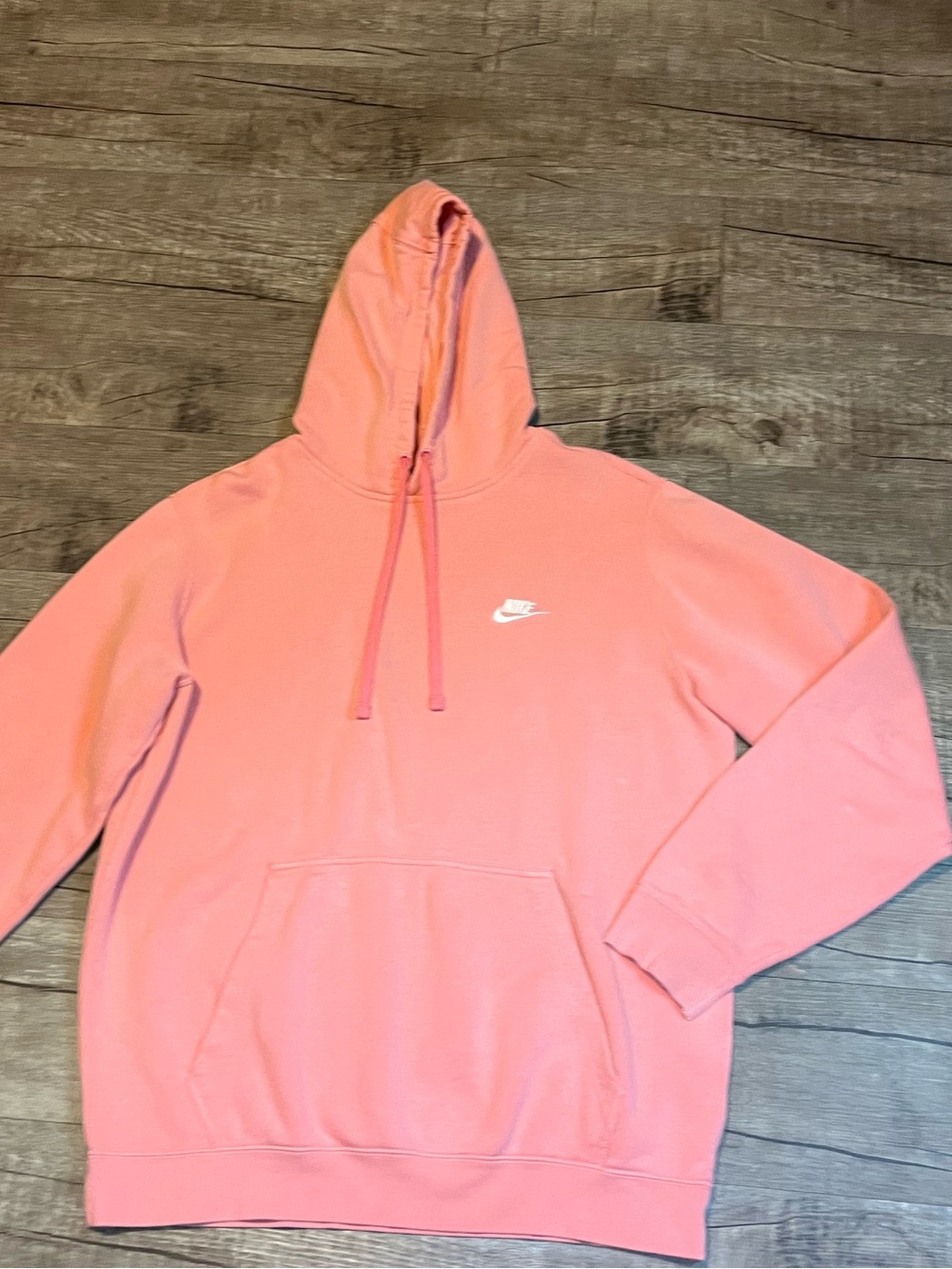 Nike Coral-Pink Pullover Hoodie